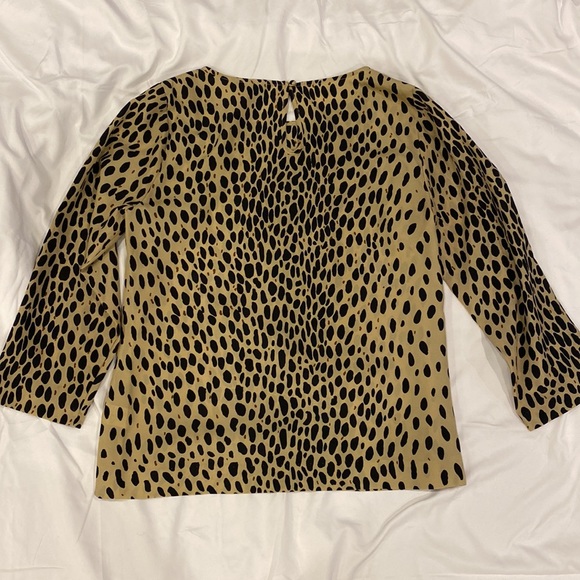 Jcrew size small animal print top - Picture 3 of 3
